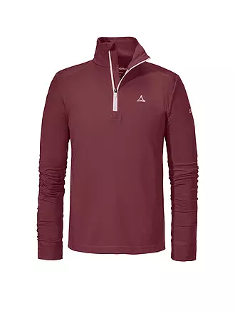 SCHÖFFEL | Sous-pull de ski zippé pour enfant Napoli2 | dunkelrot